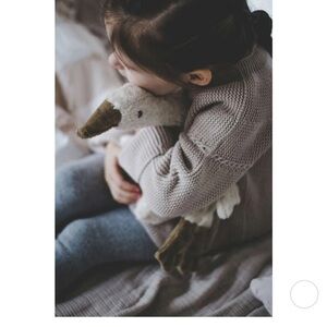 Senger Plush Swan Lovey - Cream